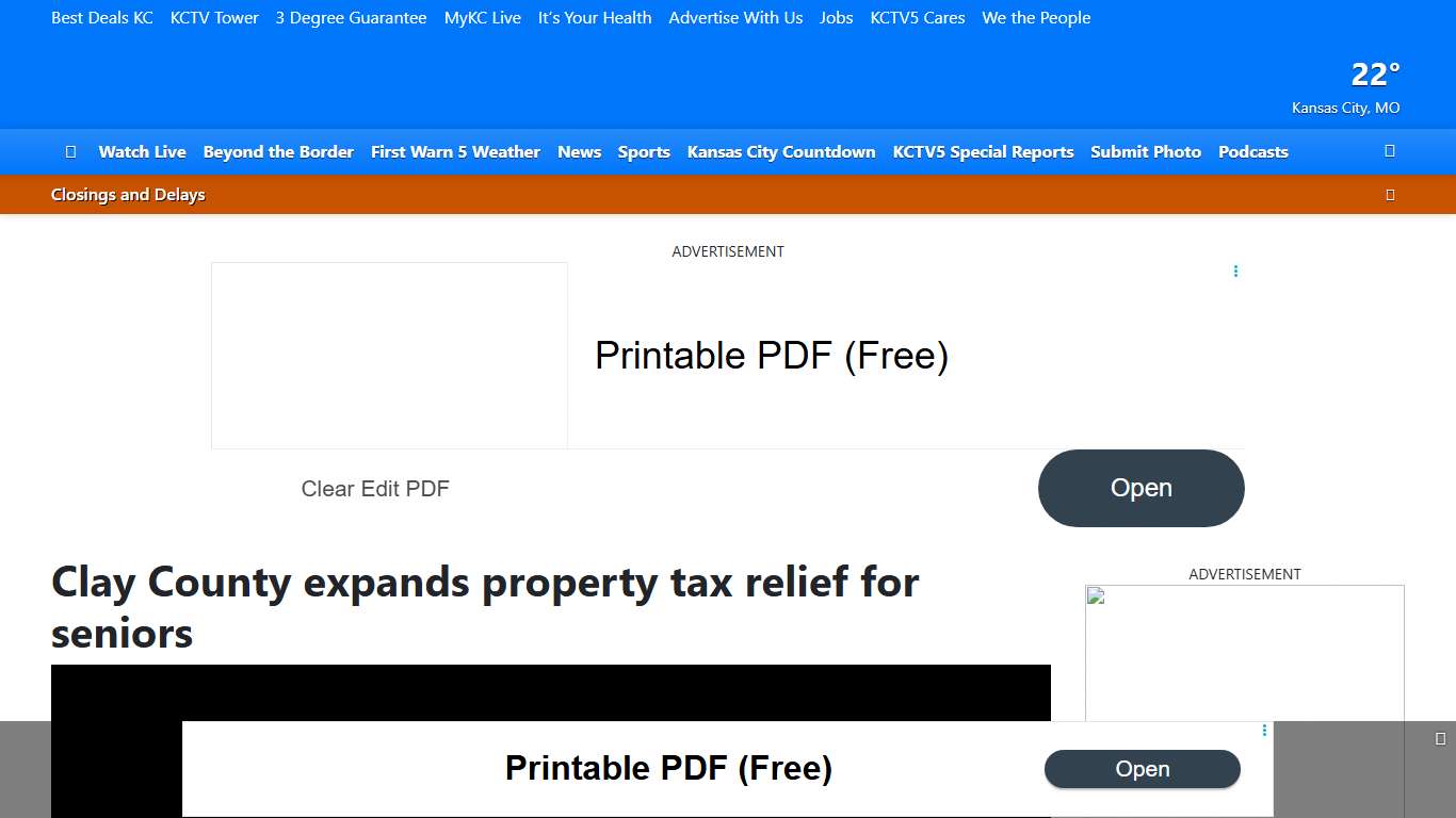 Clay County expands property tax relief